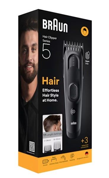 Braun HC5530 hair trimmers/clipper Black 17 Nickel-Metal Hydride (NiMH)