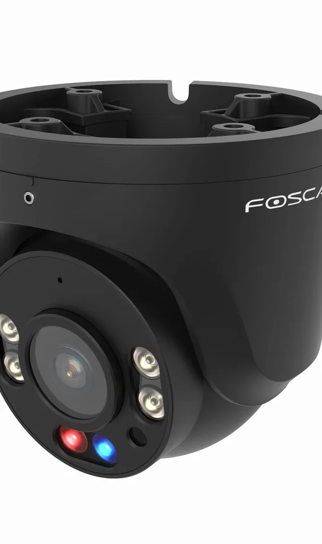 Foscam W5EP 5MP POE IP Surveillance Camera – Black