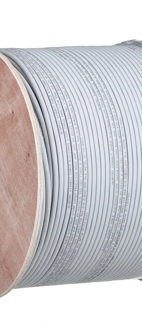 Alantec KIU6ALSOH500D Networking Cable 500 M Cat6 U/UTP Grey