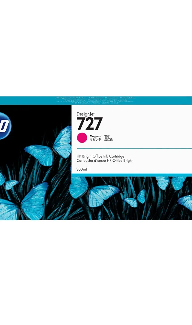 HP 727 300-ml Magenta DesignJet Ink Cartridge
