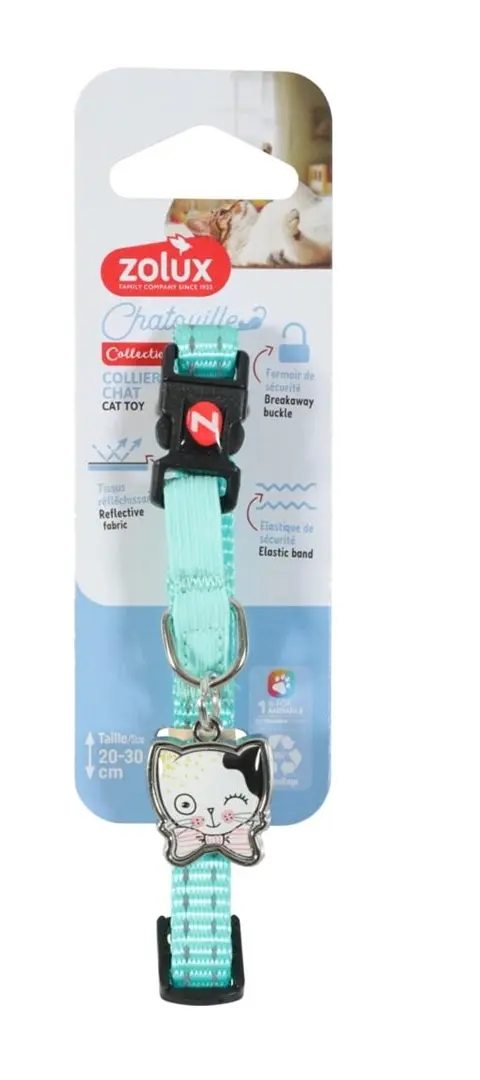 ZOLUX Chatouille Blue - Cat Collar