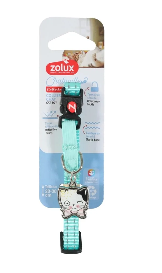 ZOLUX Chatouille Blue - Cat Collar