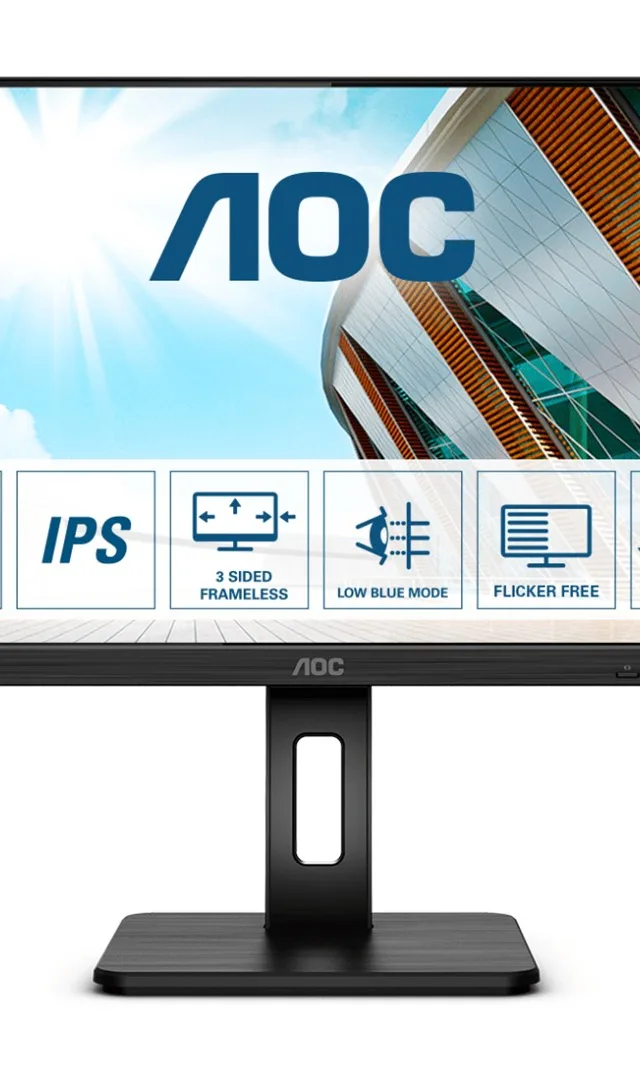 AOC P2 Q24P2Q computer monitor 60.5 cm (23.8") 2560 x 1440 pixels Quad HD LED Black