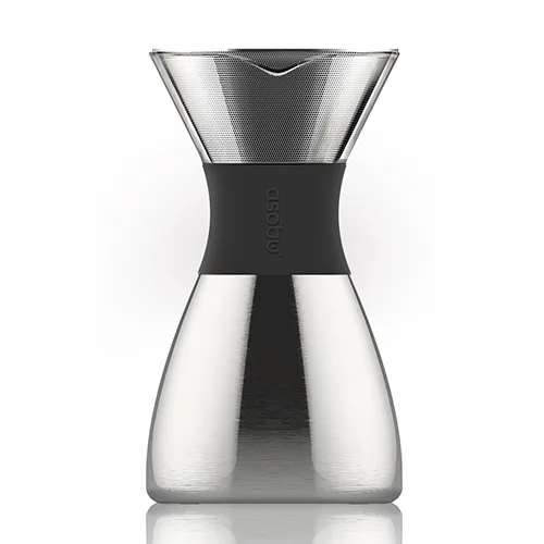 Pour Over Filterkaffeebereiter Silver Black