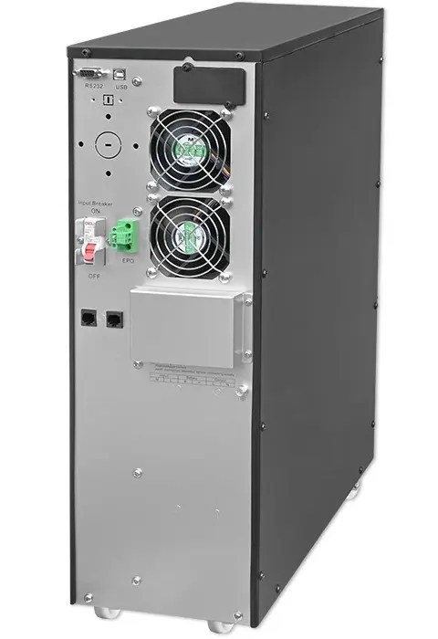Qoltec Uninterruptible Power Supply (UPS) 6kVA 6000W Power Factor 1.0 LCD EPO USB Online