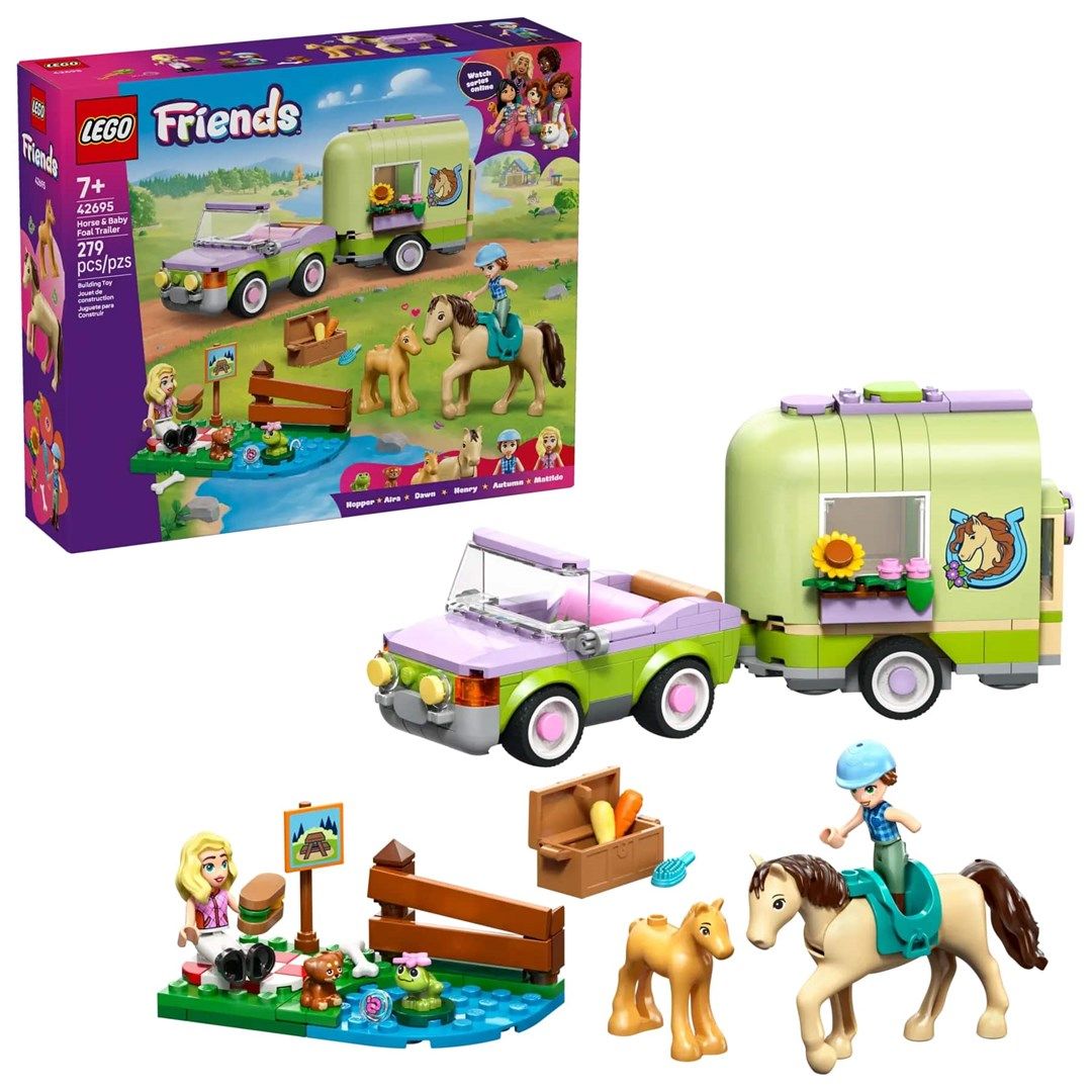 LEGO FRIENDS 42695 Horse And Baby Foal Trailer