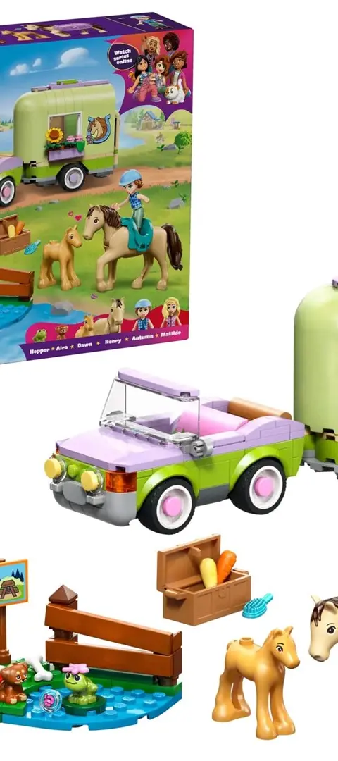 LEGO FRIENDS 42695 Horse And Baby Foal Trailer