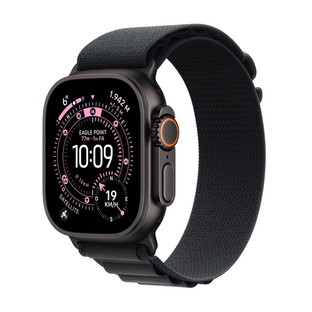 Apple Watch Ultra 3 Titanium 49mm Black (Black Alpine Loop)