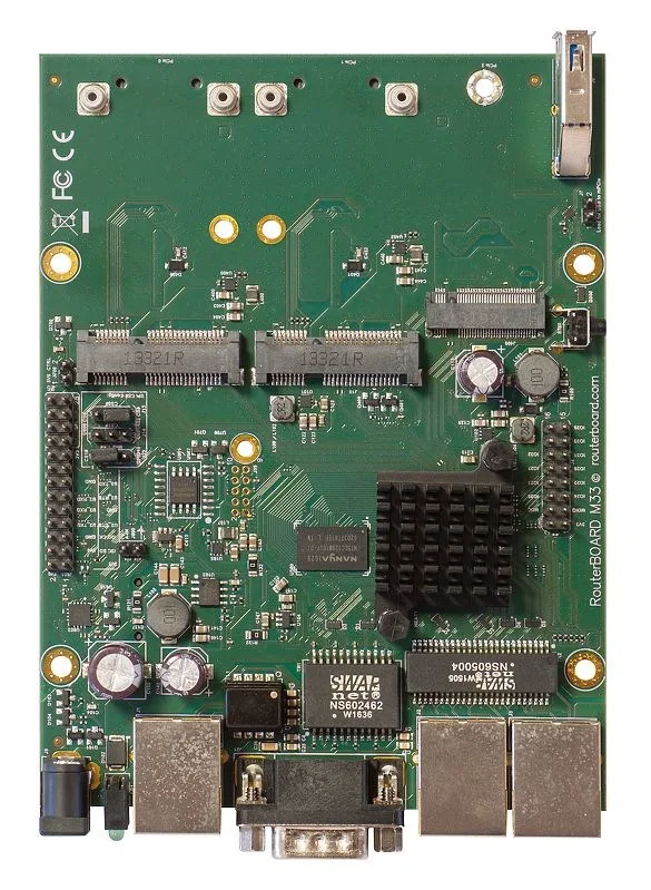 Mikrotik RBM33G wired router Black, Green, Grey