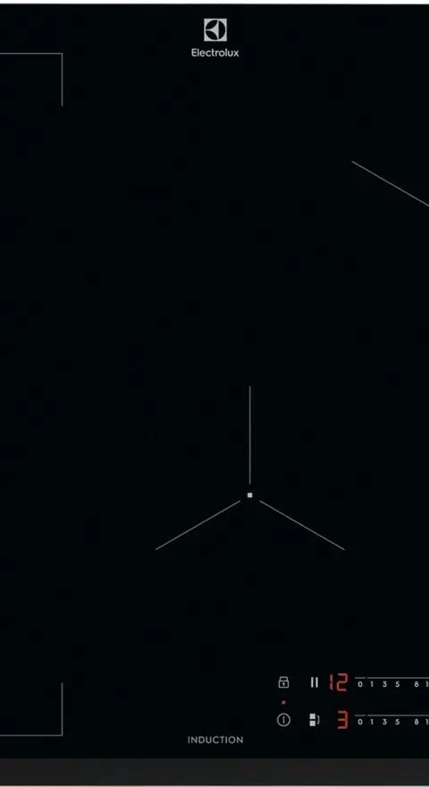 Electrolux EIV734 Black Built-in 68 cm Zone induction hob 4 zone(s)