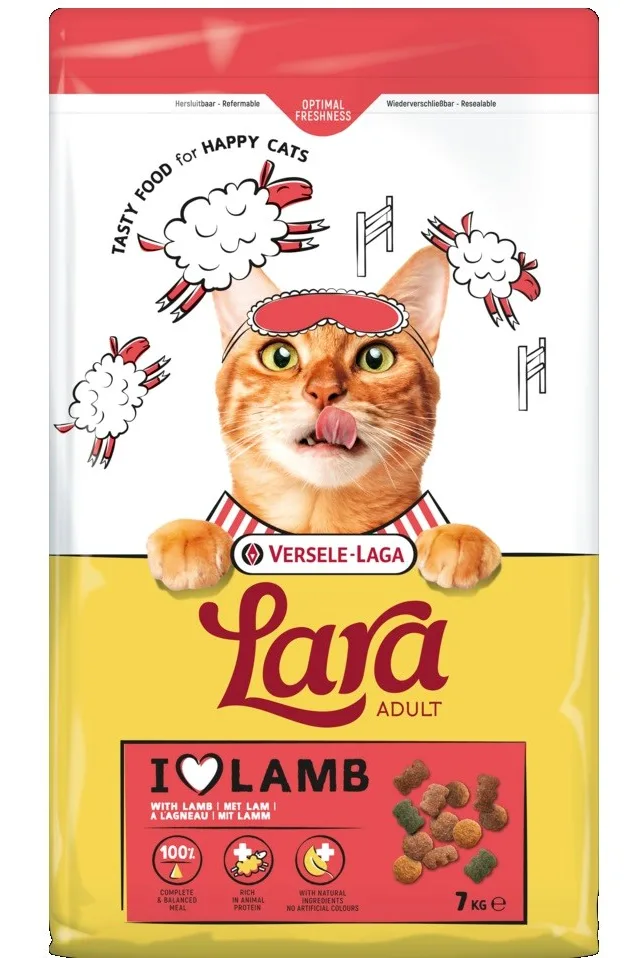 VERSELE-LAGA Lara Adult Lamb - Dry Cat Food - 7kg