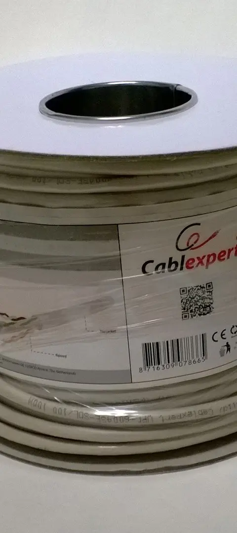 Gembird CAT6 UTP 100m networking cable Grey U/UTP (UTP)