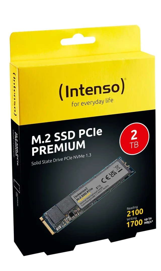Intenso 3835470 internal solid state drive 2 TB M.2 PCI Express 3.0 NVMe 3D NAND