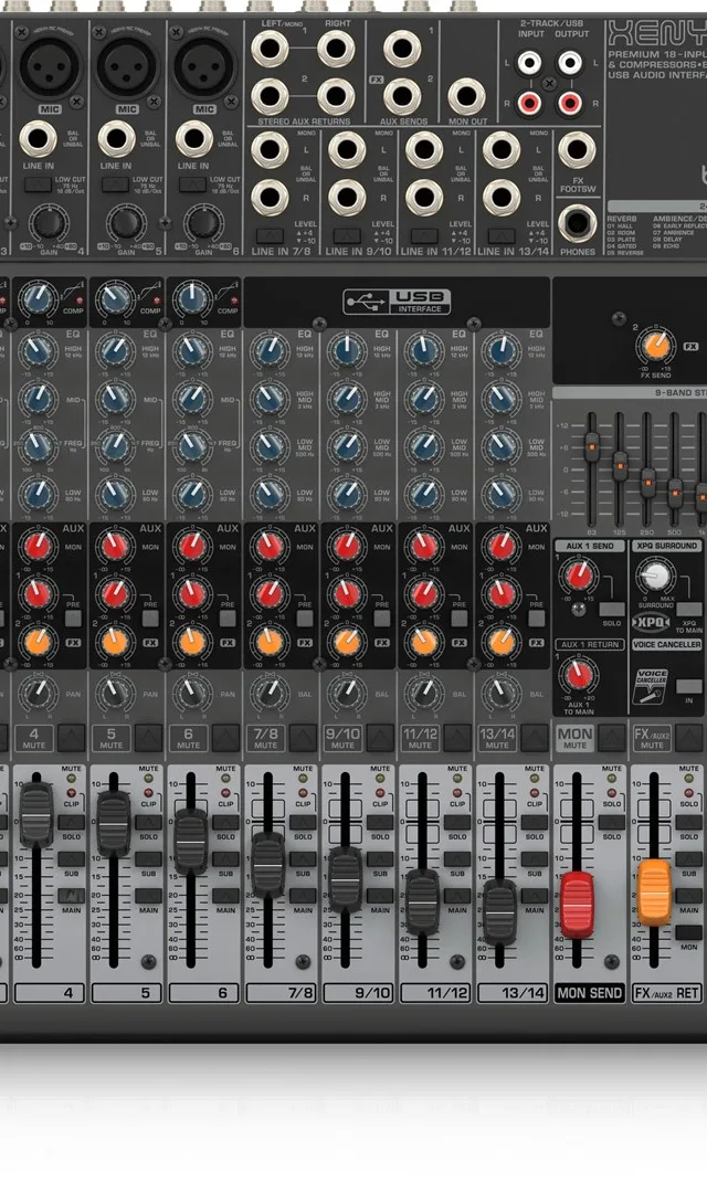 Behringer X1832USB audio mixer 18 channels