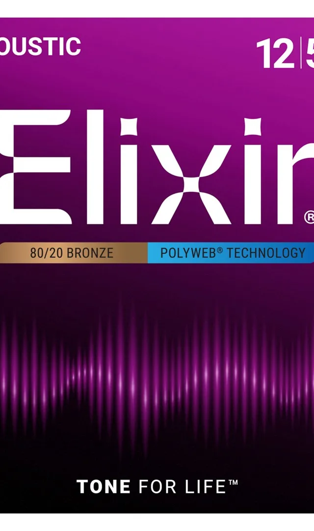 Elixir 11050 Light (12-53) PW - Acoustic Guitar Strings