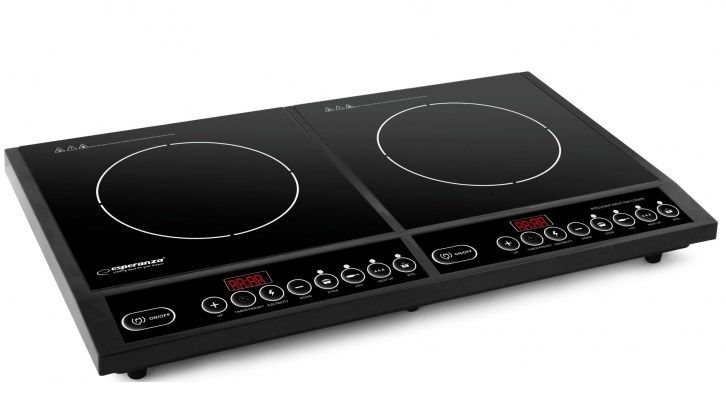 Esperanza EKH008 Hob Black Countertop Zone Induction Hob 2 Zone(S)