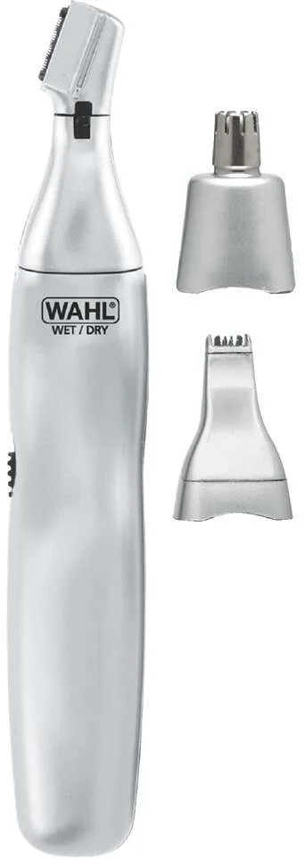 Wahl Ear Nose Brow 3-In-1 Precision Trimmer Silver