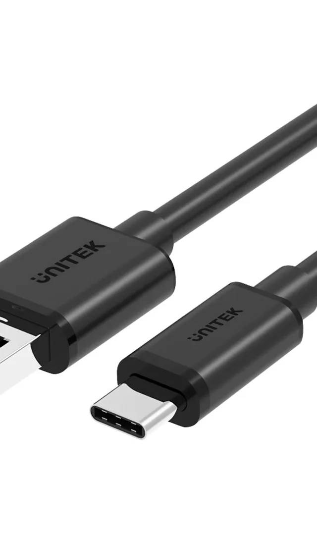 UNITEK Y-C474BK USB cable USB 3.2 Gen 1 (3.1 Gen 1) 1 m USB A USB C 5 Gbit/s Black