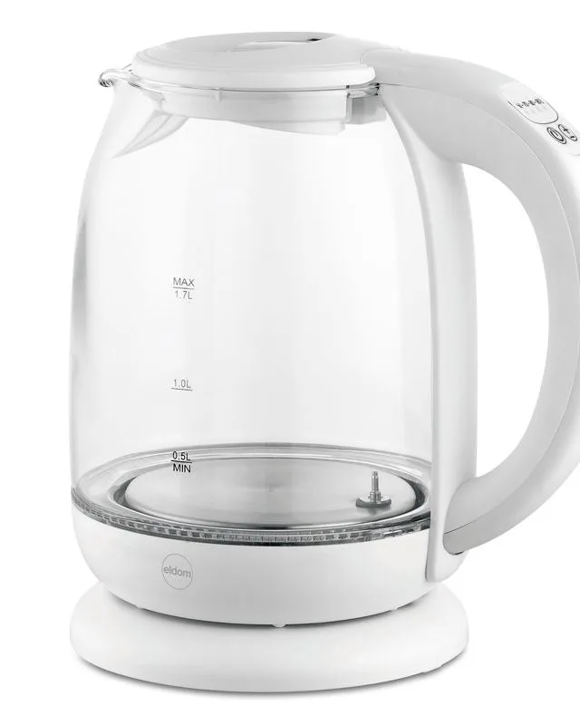 ELDOM C510B Lumi Electric Kettle 1.7 L 2200 W White