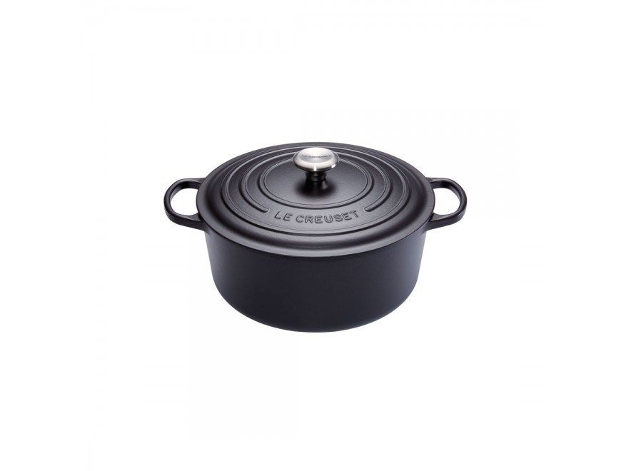 Le Creuset Signature BräTer Rund 20 Cm Black