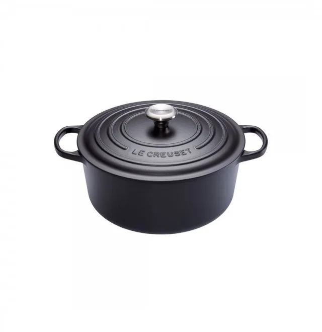 Le Creuset Signature BräTer Rund 20 Cm Black