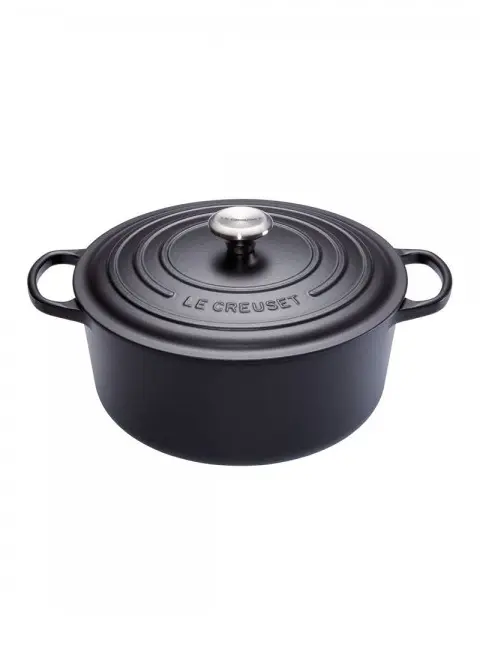 Le Creuset Signature BräTer Rund 20 Cm Black