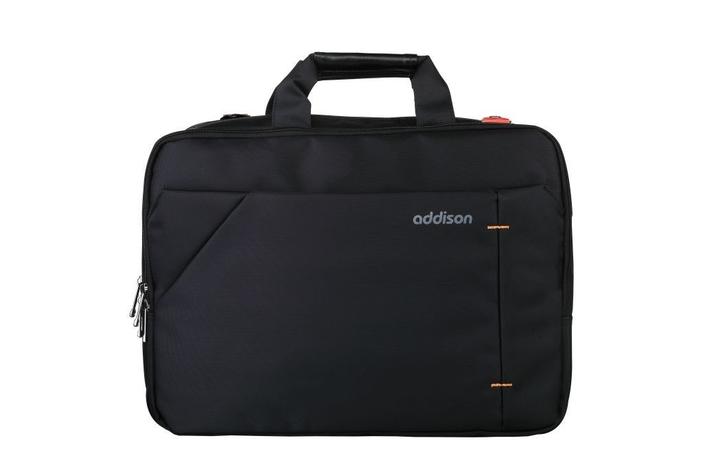 Addison 305014 laptop case 35.8 cm (14.1") Toploader bag Black
