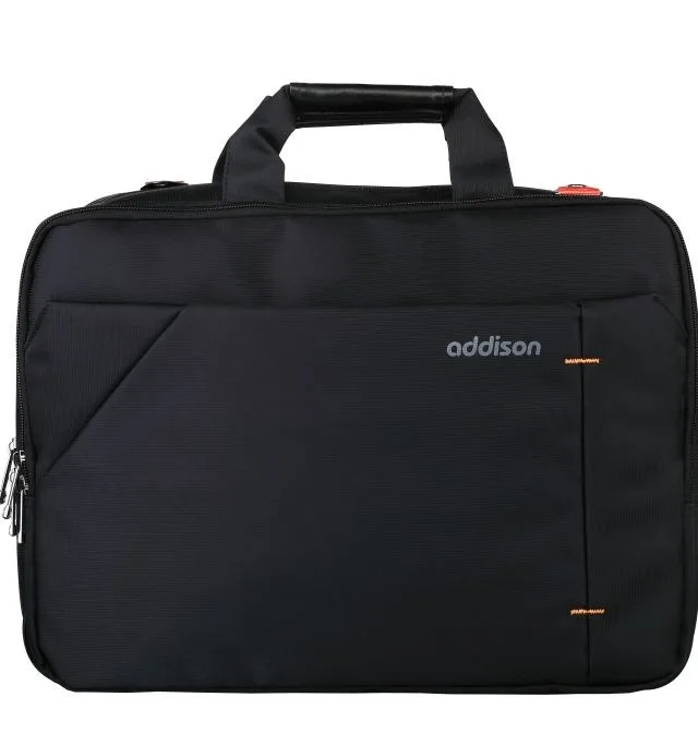 Addison 305014 laptop case 35.8 cm (14.1") Toploader bag Black