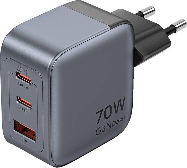 Vention FEXH0-EU mobile device charger Smartwatch, Laptop, Smartphone, Tablet Grey AC Fast charging Indoor