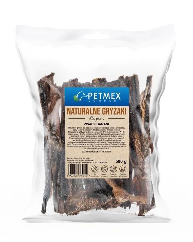 PETMEX Lamb Tripe – Dog Treat – 500g