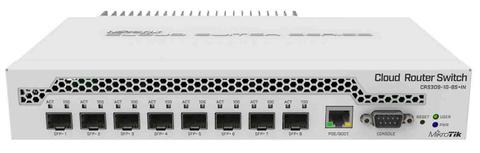 Mikrotik CRS309-1G-8S+ Managed Gigabit Ethernet (10/100/1000) Power over Ethernet (PoE) White