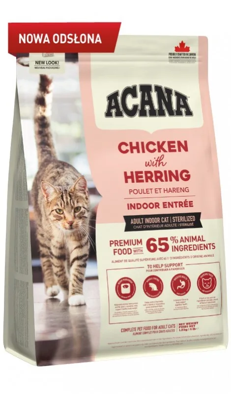 ACANA Indoor EntréE - Dry Cat Food - 1 8kg