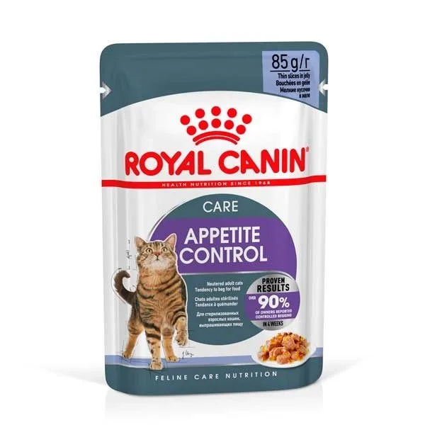 ROYAL CANIN FCN Appetite Control Jelly - Wet Food For Adult Cats - 12x85g