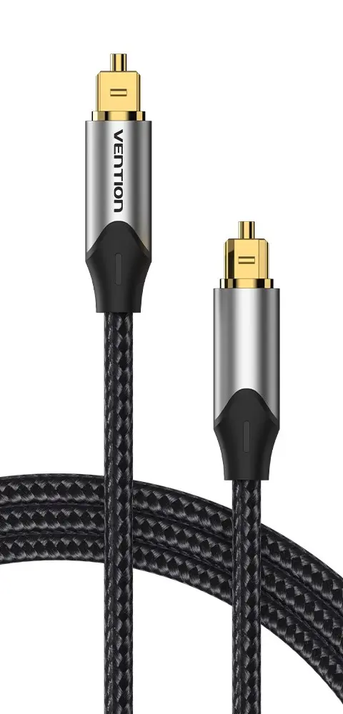 Vention Optical Fiber Audio Cable Aluminum Alloy Type 3M Gray