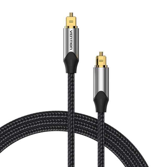 Vention Optical Fiber Audio Cable Aluminum Alloy Type 3M Gray