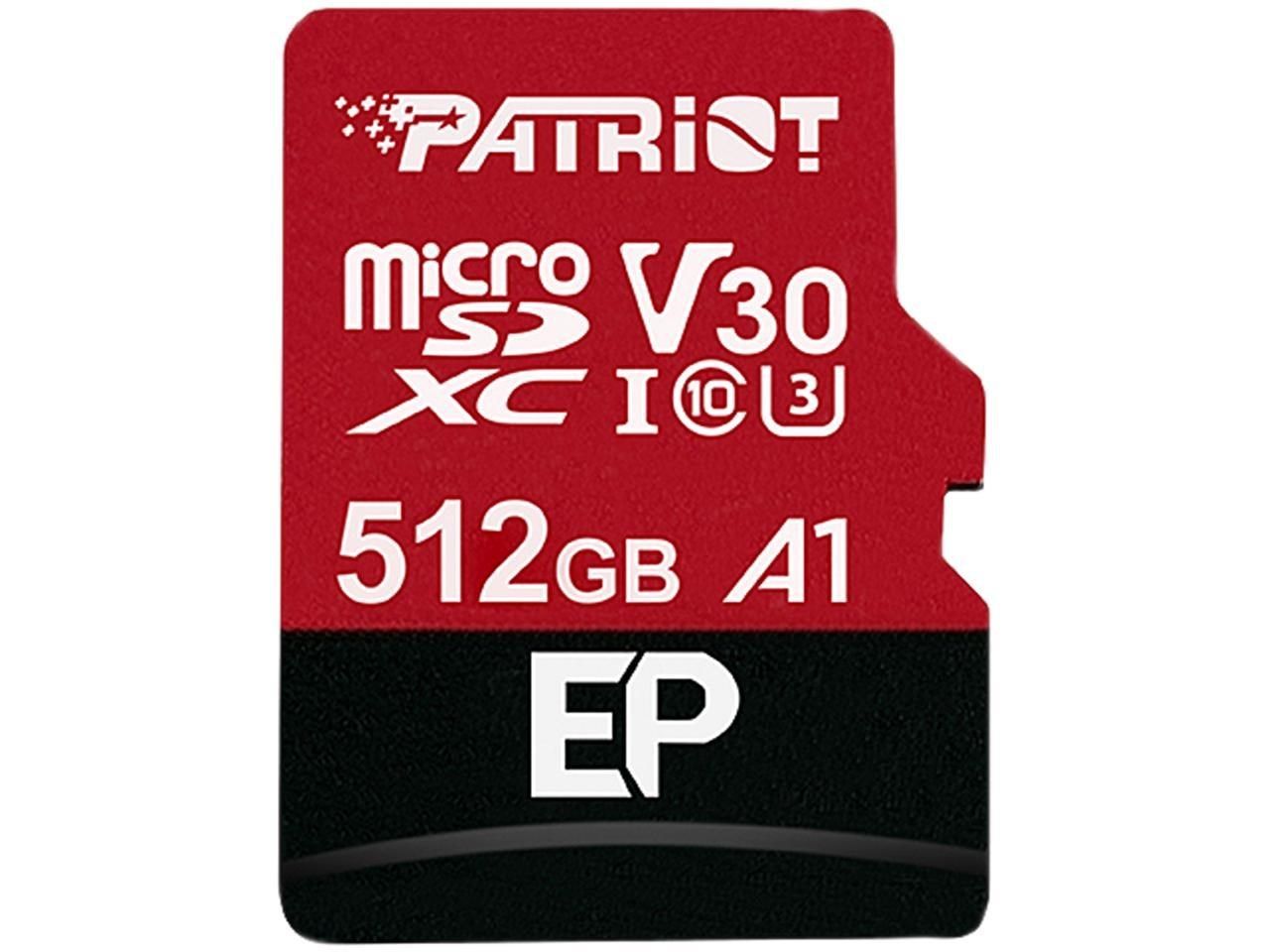 Patriot Memory EP V30 A1 512 GB MicroSDXC UHS-I Class 10