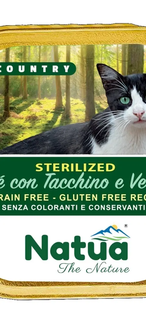 NATUA Country Sterilised Turkey With Vegetables - Wet Cat Food - 100g