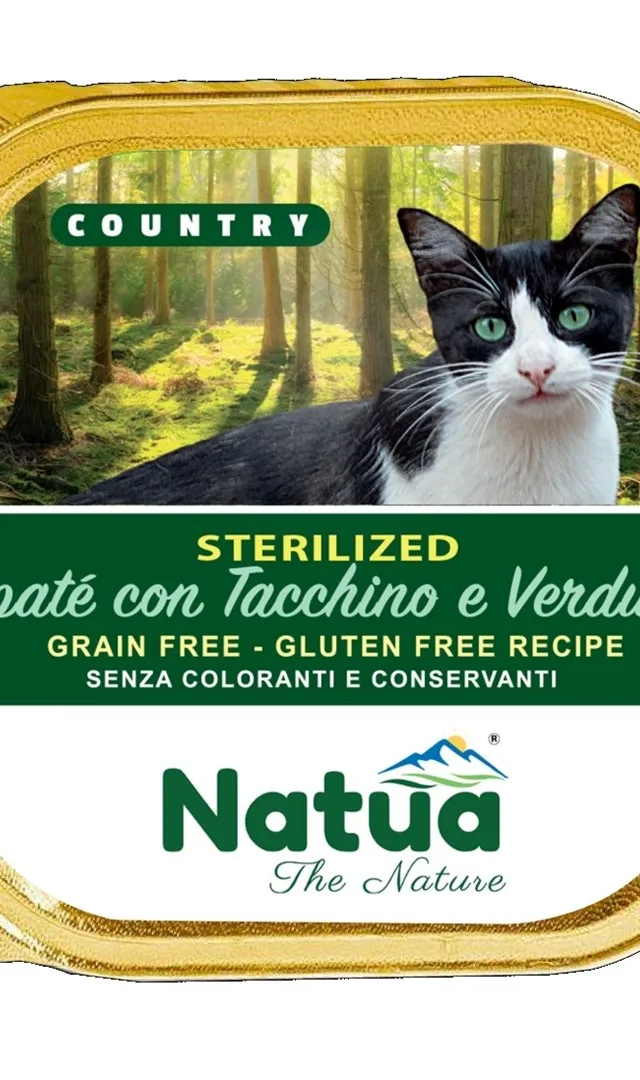 NATUA Country Sterilised Turkey With Vegetables - Wet Cat Food - 100g