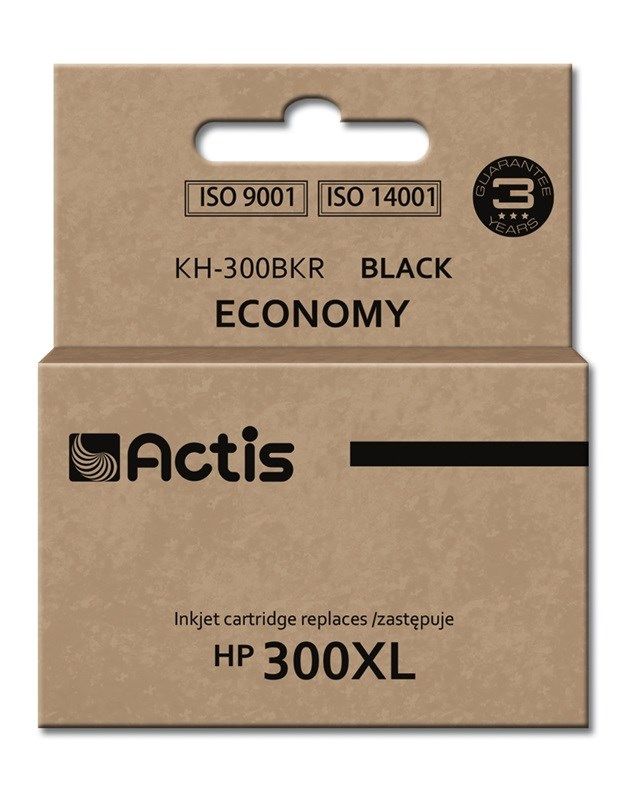 Actis KH-300BKR ink (replacement for HP 300XL CC641EE; Standard; 15 ml; black)