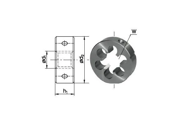 NARZYNKA G 1/2" DIN-24231 (A) HSS 800