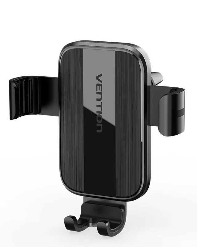 Vention Auto-Clamping Car Phone Mount With Duckbill Clip Black Square Fashion Type