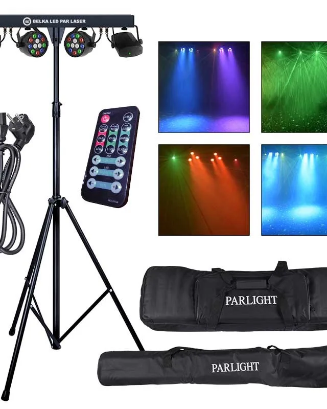 LIGHT4ME LED PAR LASER BEAM Lighting Kit