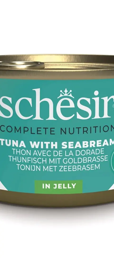 SCHESIR In Jelly Tuna With Sea Bream - Wet Cat Food - 85 G