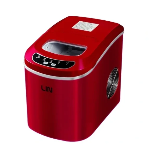 Portable Ice Cube Maker LIN ICE PRO-R12 Red