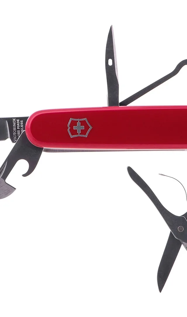 V-1.37 13 Taschenwerkzeug Offiziersmesser Huntsman Rot