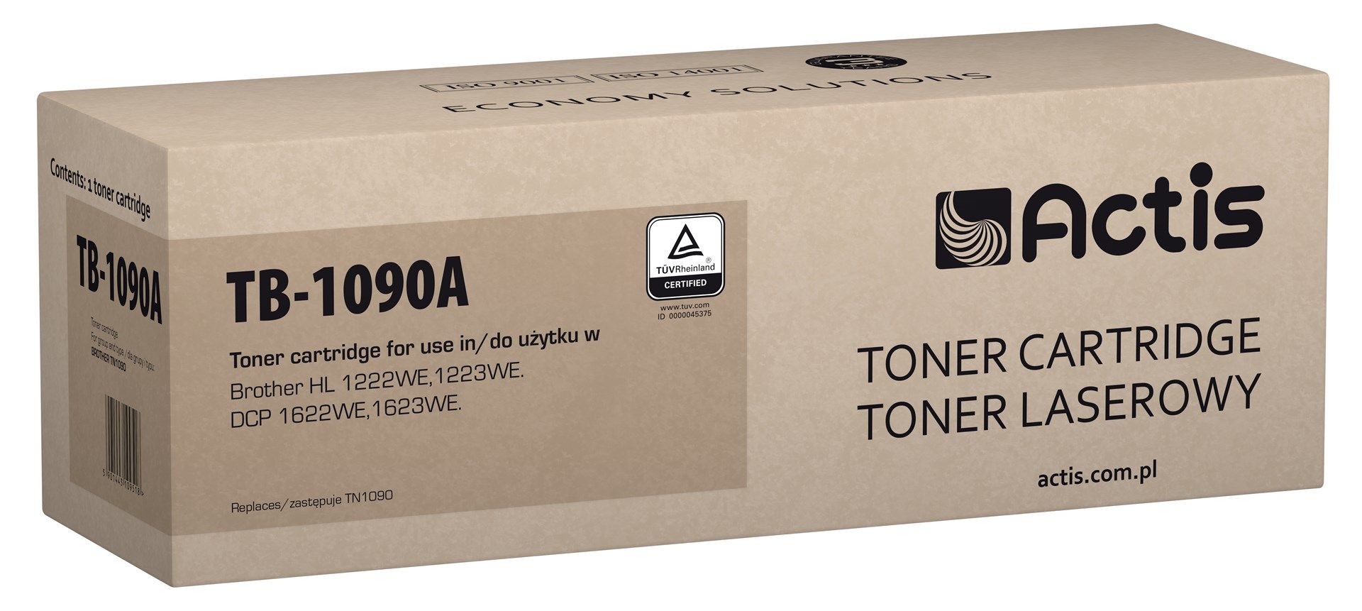 Actis TB-1090A toner (replacement for Brother TN-1090; Standard; 1500 pages; black)