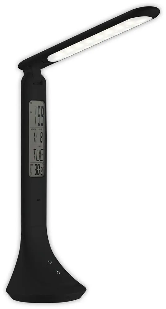 Avide LED Tischleuchte Kalender Black 5W