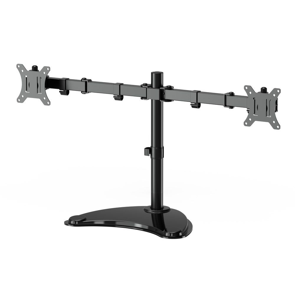 Gembird MS-D2ST-02 monitor mount / stand 81.3 cm (32") Desk Black