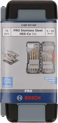 Bosch HSS Twist Drill Bits Cobalt Sets