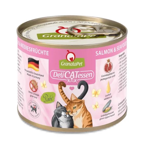GRANATAPET DeliCATessen Salmon And Seafood - Wet Cat Food - 200g